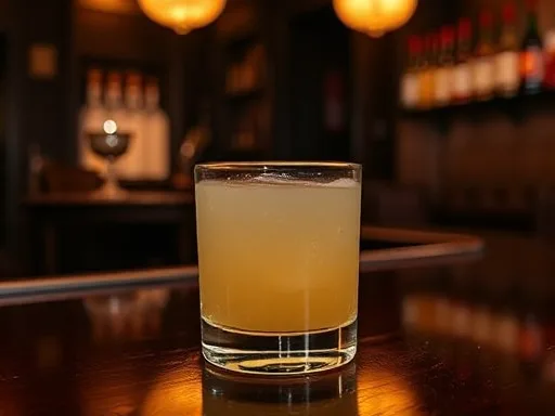 Bourbon Triple Sour - At a Bar