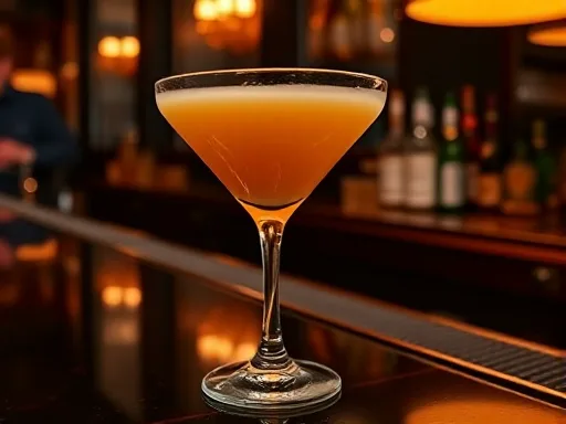 Brandied Apricot Frappe - At a Bar