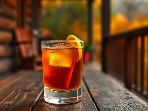 Brandy Old-Fashioned - Outdoors