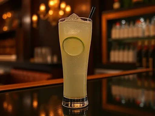 Brandy Swizzle - At a Bar