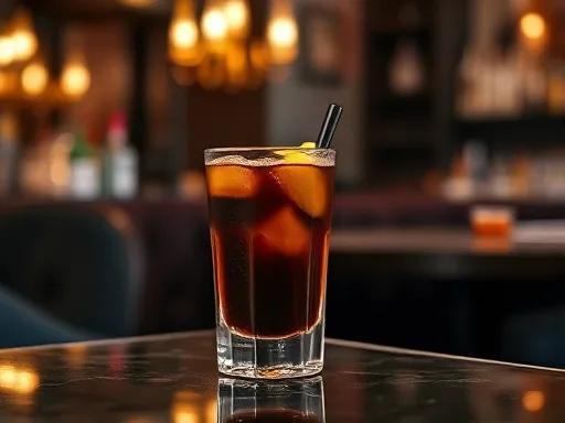 Brave Bull cocktail at a bar