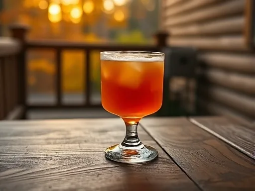 Bronx Golden Cocktail - Outdoors