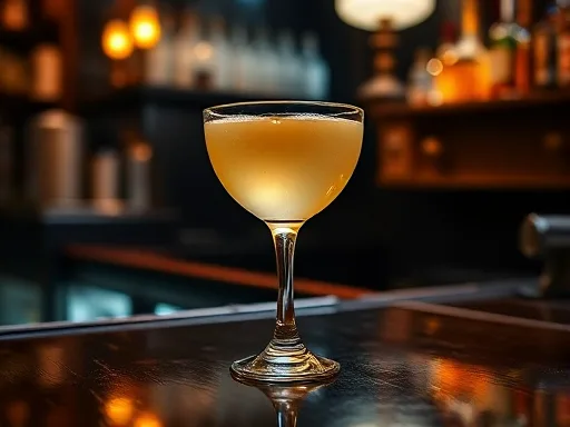 Bronx Silver Cocktail - At a Bar