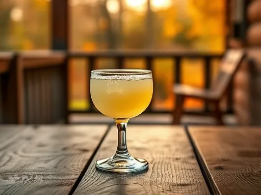 Bronx Silver Cocktail - Outdoors