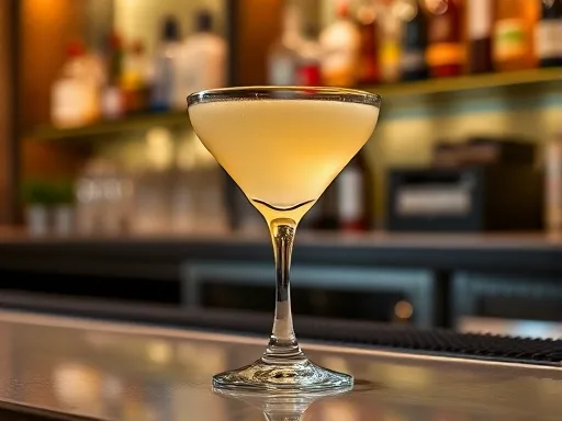 Bronx Terrace Cocktail - At a Bar