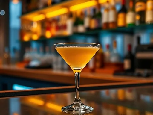 Brown Cocktail - At a Bar