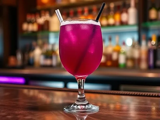Bubbilicous Grape - At a Bar