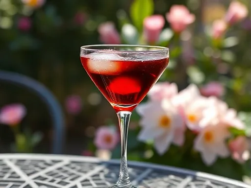 Bubbly Martini - Outdoors
