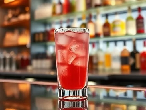 Bubbly Red Sex - At a Bar