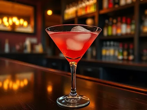 Butterflies Cocktail - At a Bar