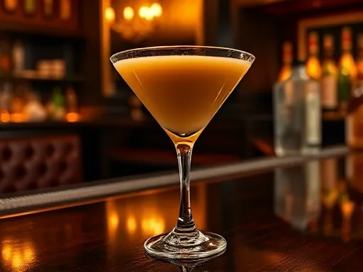 Butterscotch Eggnog - At a Bar