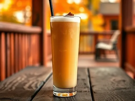 Butterscotch Ice Cream - Outdoors