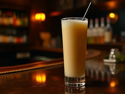 Butterscotch Milk Punch - At a Bar