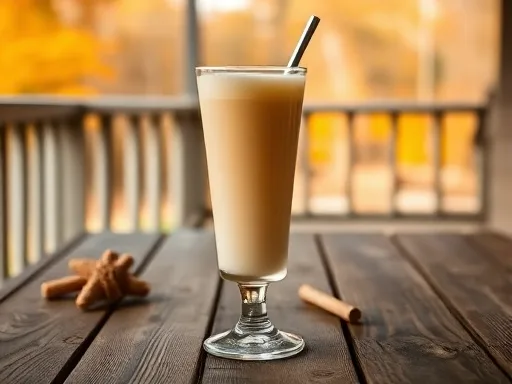 Butterscotch Milk Punch - Outdoors