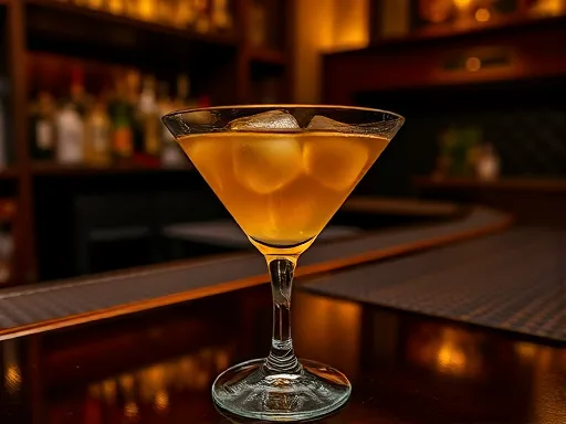 Butterscotch Truffle Martini - At a Bar