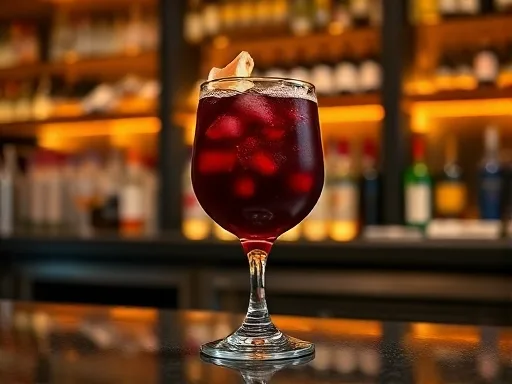 Cabernet Cobbler - At a Bar
