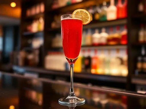 Campari Champagne - At a Bar