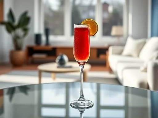 Campari Champagne - At Home