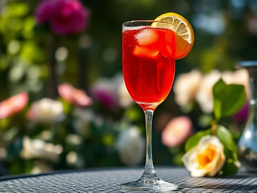 Campari Champagne - Outdoors