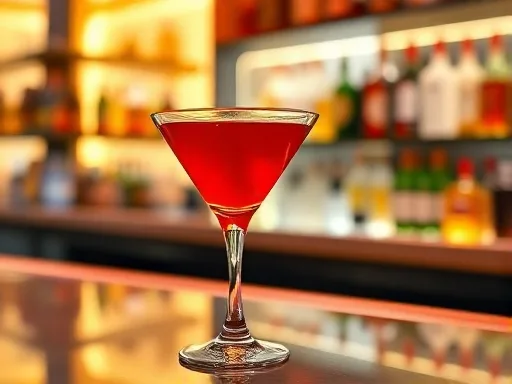 Campari Cocktail - At a Bar