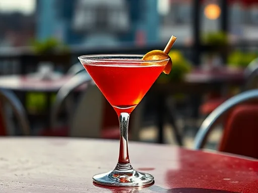 Campari Cocktail - Outdoors