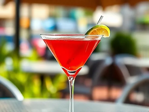 Campari Martini - Outdoors