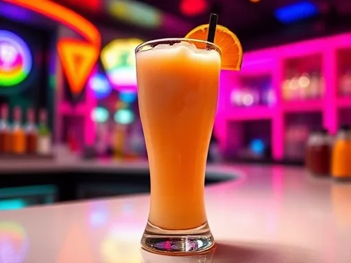 Campari Milkshake - At a Bar