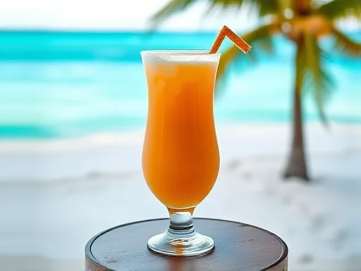Campari Milkshake - Outdoors