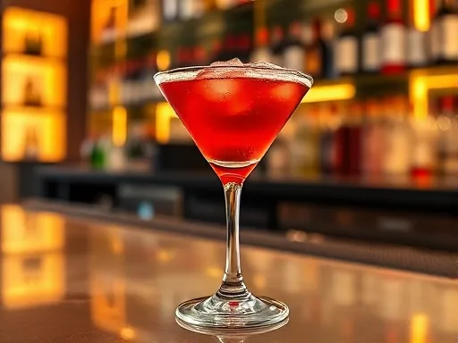Campari Shakerato - At a Bar