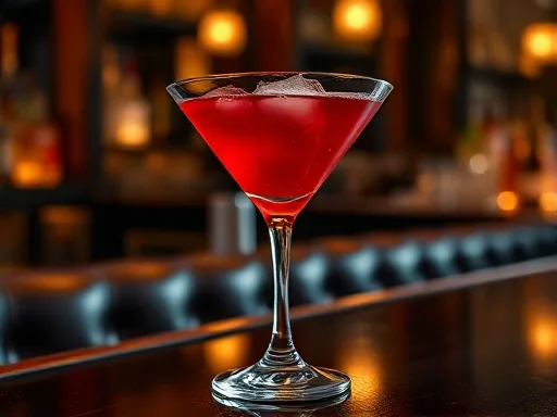 Candy Apple Martini - At a Bar