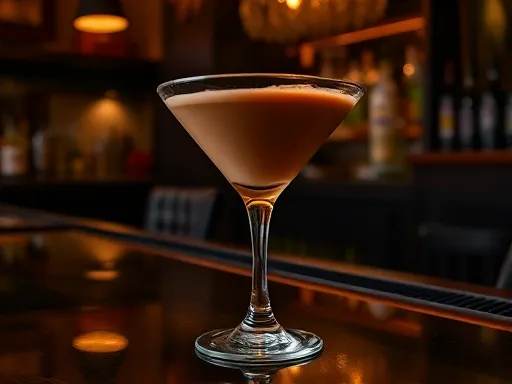 Cappucino Cocktail - At a Bar