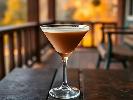 Cappucino Cocktail - Outdoors