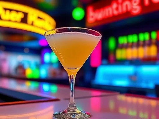 Caribbean Martini - At a Bar