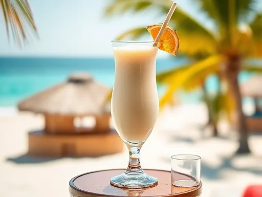 Caribbean Milkshake - Outdoors