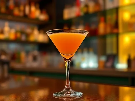 Caribbean Orange Liqueur - At a Bar