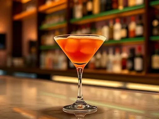 Carrot Cake Martini - At a Bar