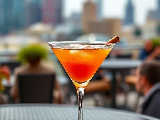 Carrot Cake Martini - Outdoors