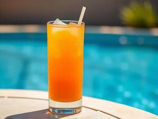 Carrot Top Cocktail - Outdoors
