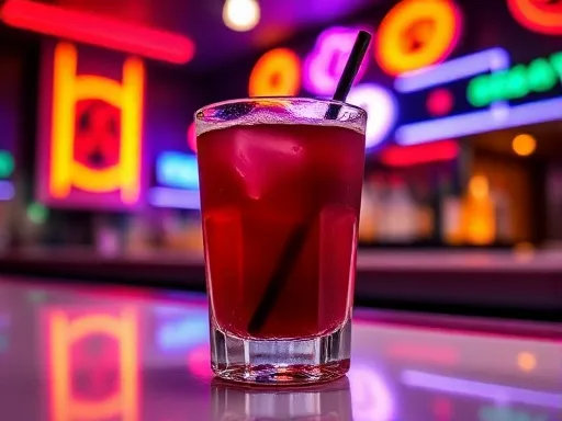 Chambord Sour - At a Bar