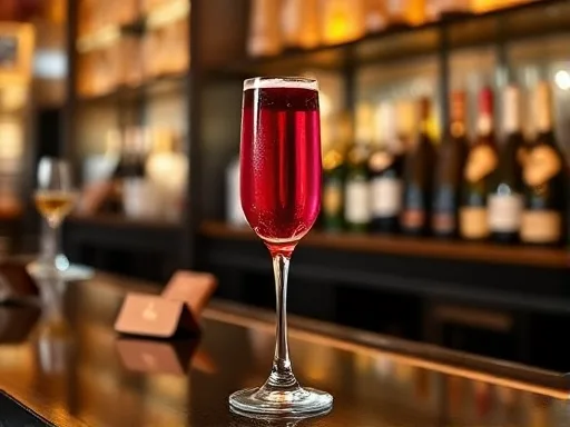 Chambord and Champagne - At a Bar