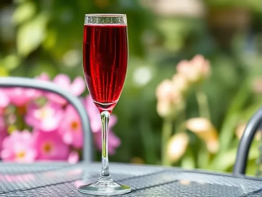 Chambord and Champagne - Outdoors