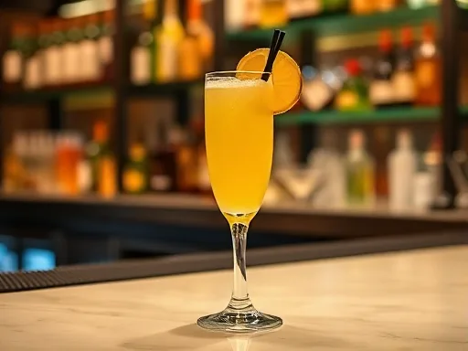Champagne Cobbler - At a Bar