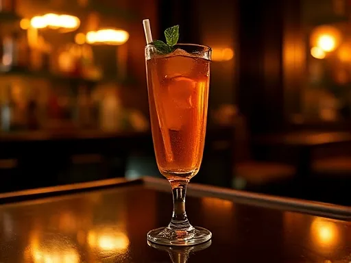 Champagne Julep - At a Bar
