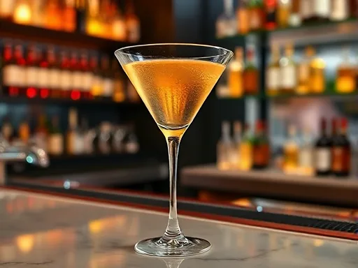 Champagne Martini - At a Bar