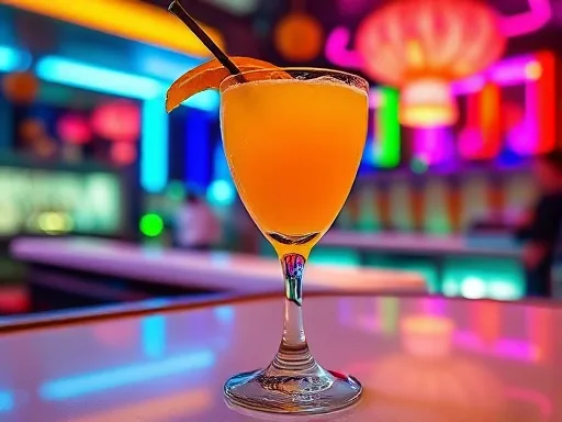 Champagne Tropicale - At a Bar