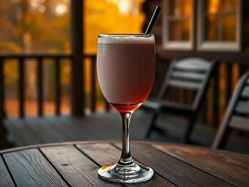 Cherry Chocolate Freeze - Outdoors