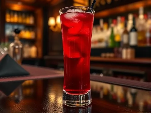 Cherry Fizz - At a Bar