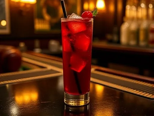 Cherry Flash Cola - At a Bar