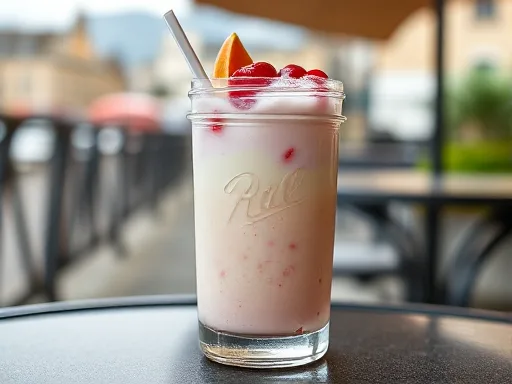 Cherry Ice-Cream - Outdoors