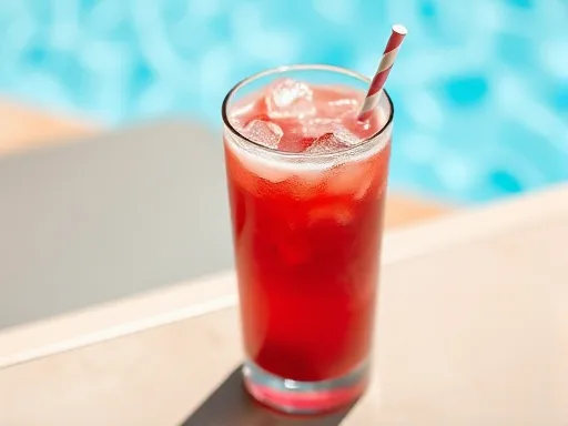 Cherry Raspberry Shake - Outdoors